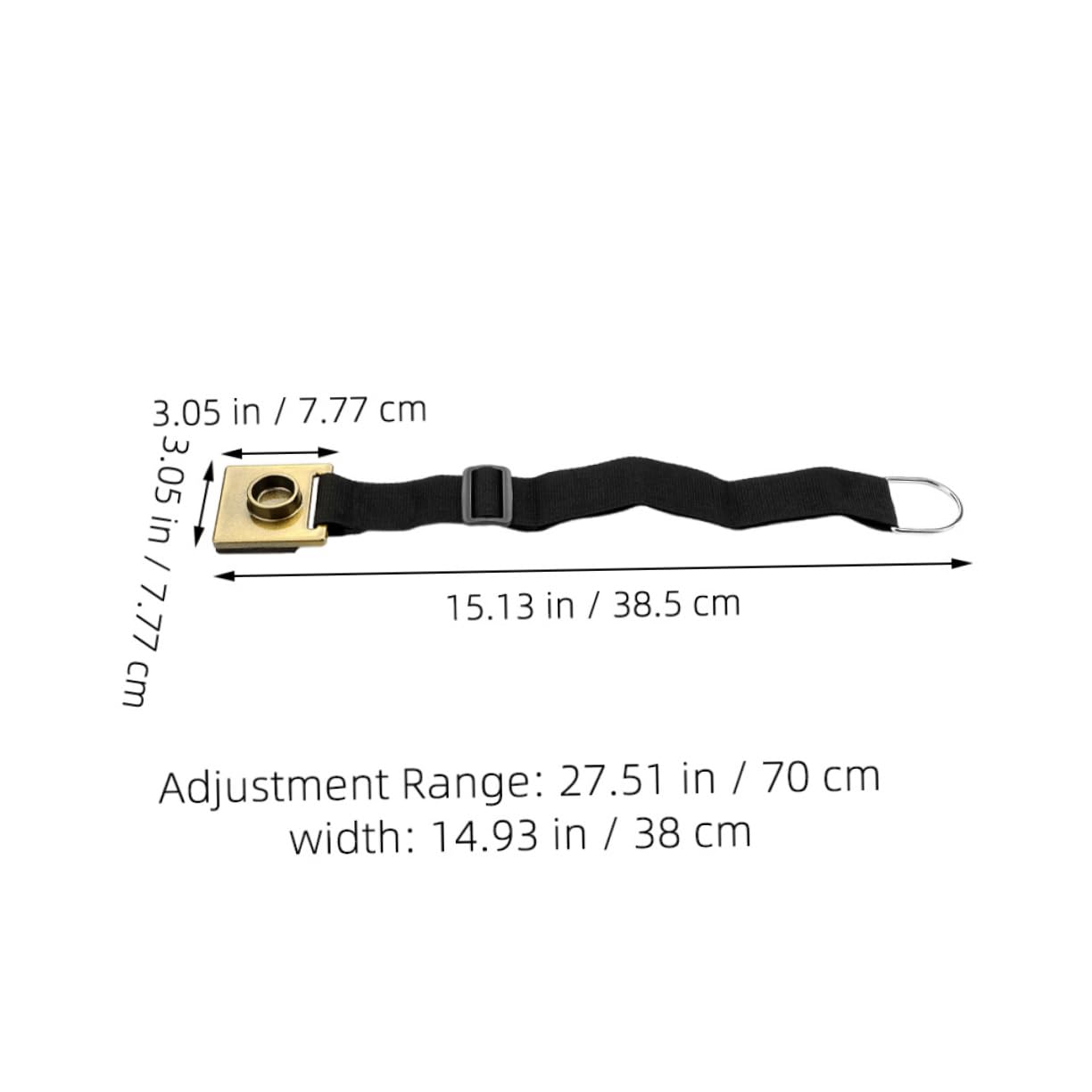 Toddmomy Cello Cushion Endpin Anchor Non-slip Pad Gold Oxford Alloy Easy Adjustment Compatible Stands