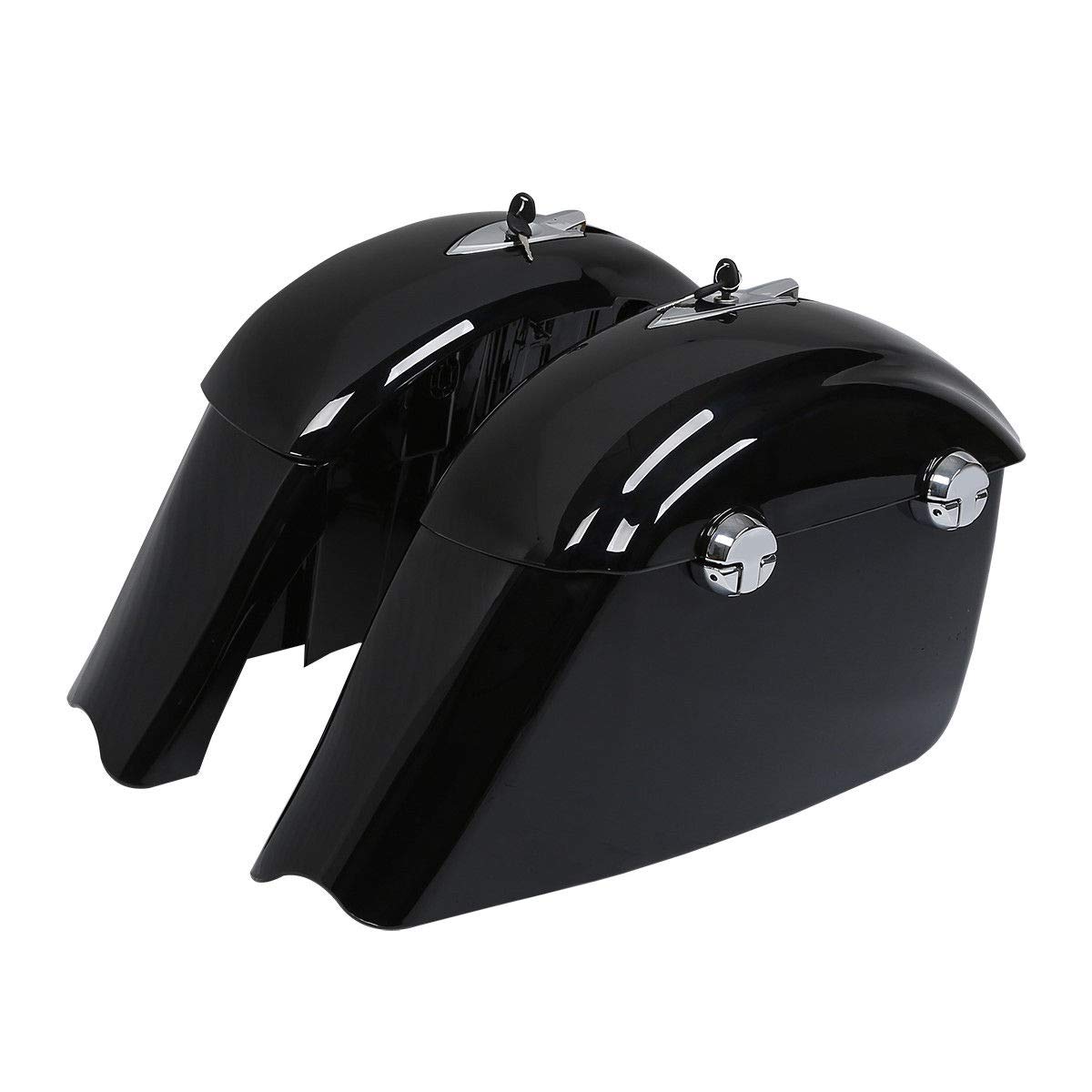 Amazon | HUILI-JPHOME 塗装済み サドルバッグ エレクトロニックラッチ 