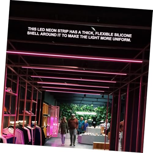 Tira LED flexible silicona 12V impermeable 3 m rosa miniatura 5