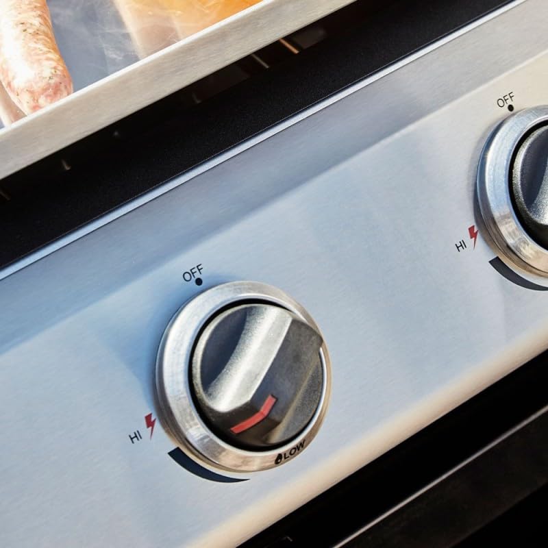 COOKING BOX - Piastra a gas Cadix 2 fuochi - Superficie di cottura 45,5 x 36 cm - piastra inox - 2 bruciatori - Cassetto per grasso - Fino a 6 persone - 6,3 kW