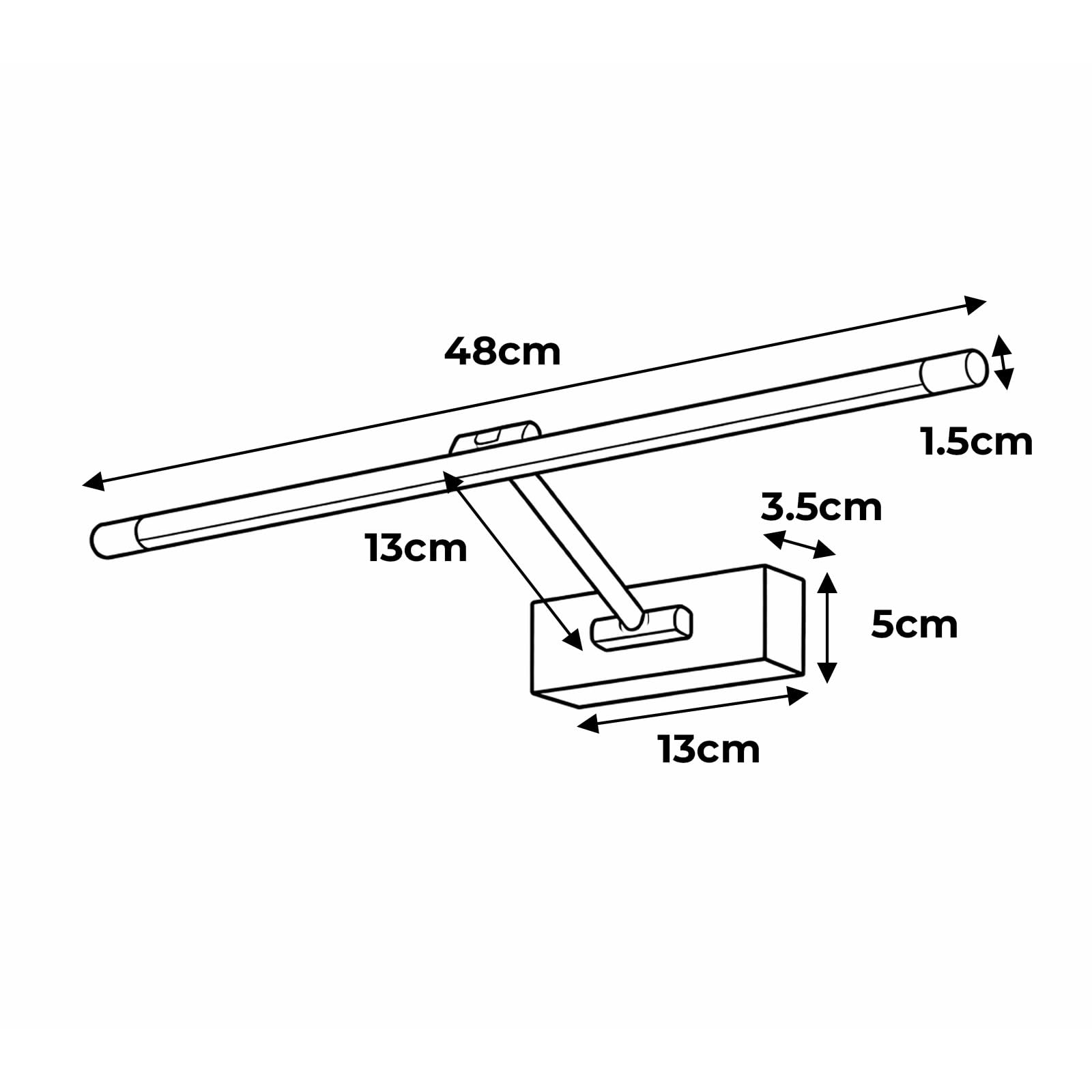 Alpinaluz Aplique LED Cobre Envejecido 48 cm 10W Luz Blanca Cálida 2700K MIRO Brazo Articulado Orientable Iluminación para Cuadros y Espejos Acabado Dorado Cepillado con Driver KGP