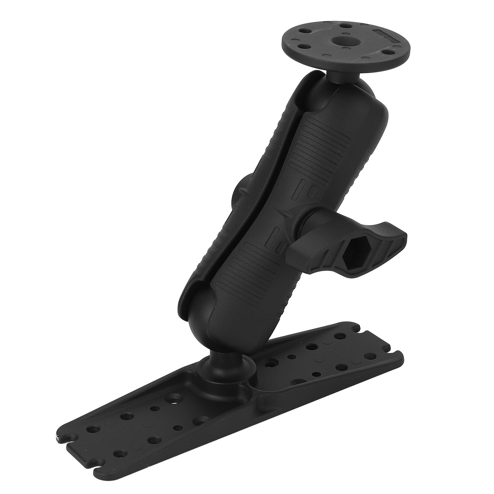 VGEBY Universal Fish Finder Mount Base with Premium Rubber Ball, for Various Gadgets, Compatible with Major Marine Electronics