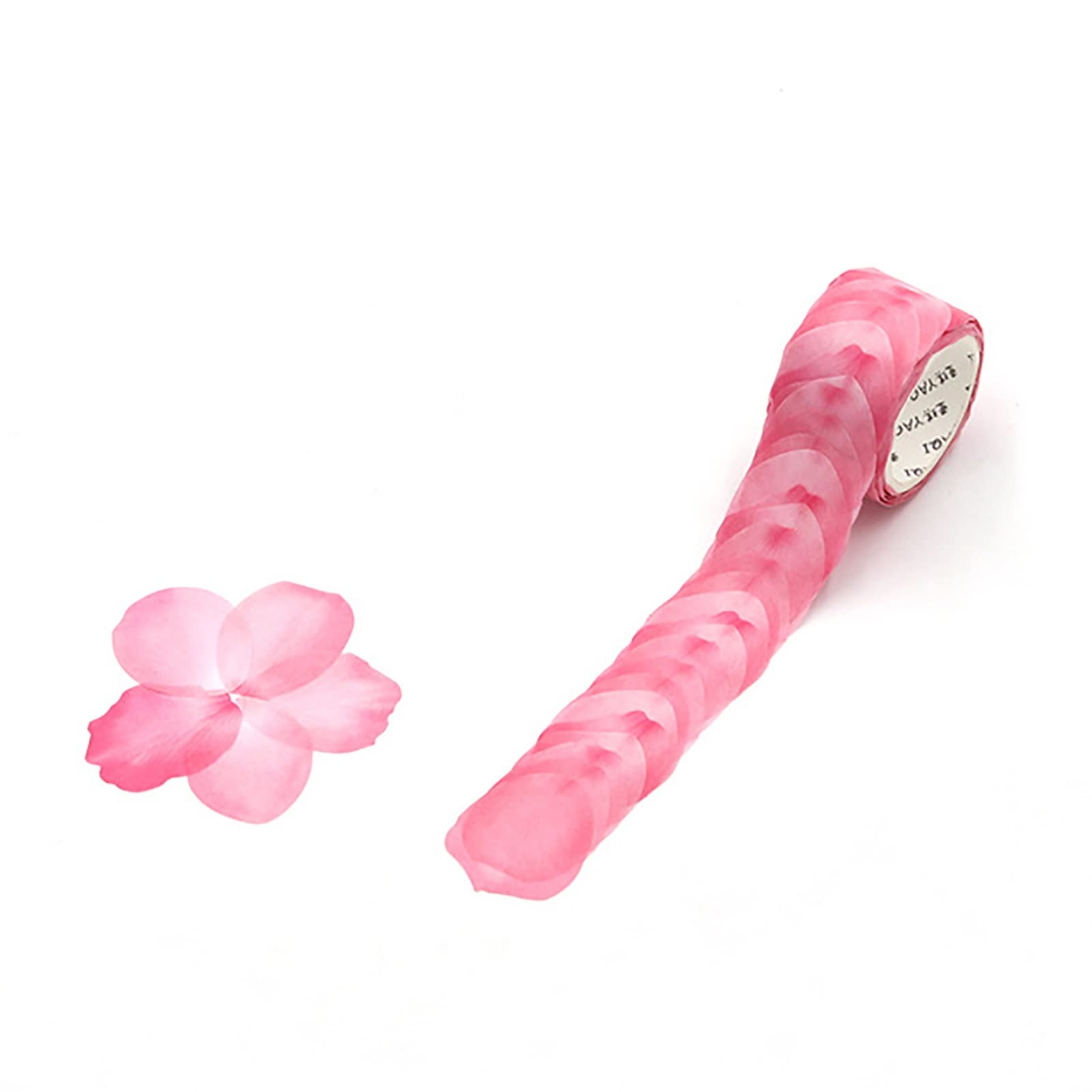 YLWX Washi Tape Sakura Roses 200 Sticker Diy Scrapbooking Supplies Notebook Decorations Material Petal Masking Tape (Color : Prunus japonica)