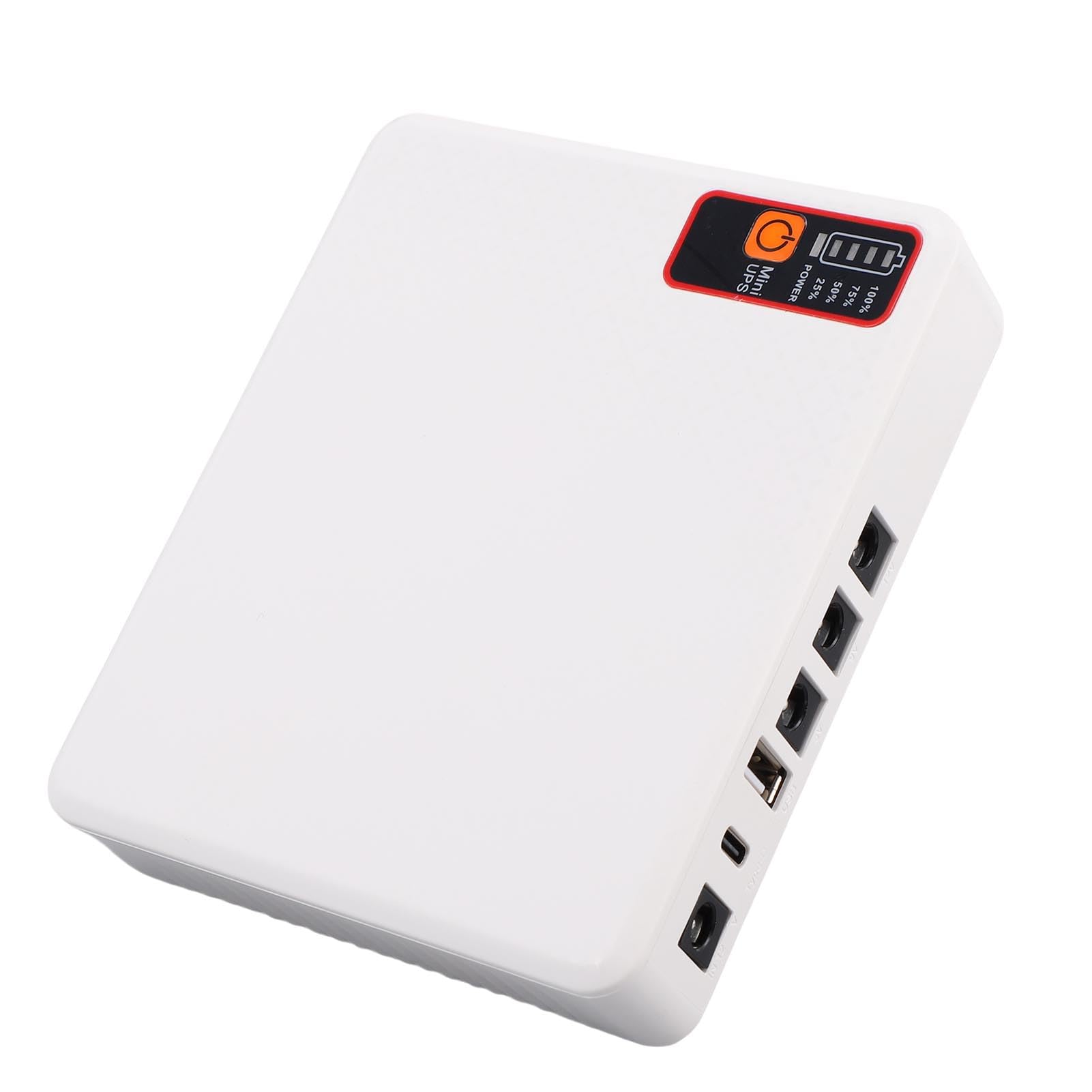 Onduleur UPS avec Batterie de Secours, capacité 15600mAh, pour