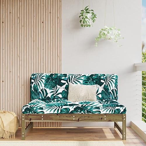 UJCHVHN Item-Sofá central de 120 x 80 cm de madera impregnada de pino, asientos al aire libre, sofás seccionales para exteriores