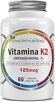 Vitamina k2 menaquinona 125ug 60 capsulas Flora Nativa Brasil