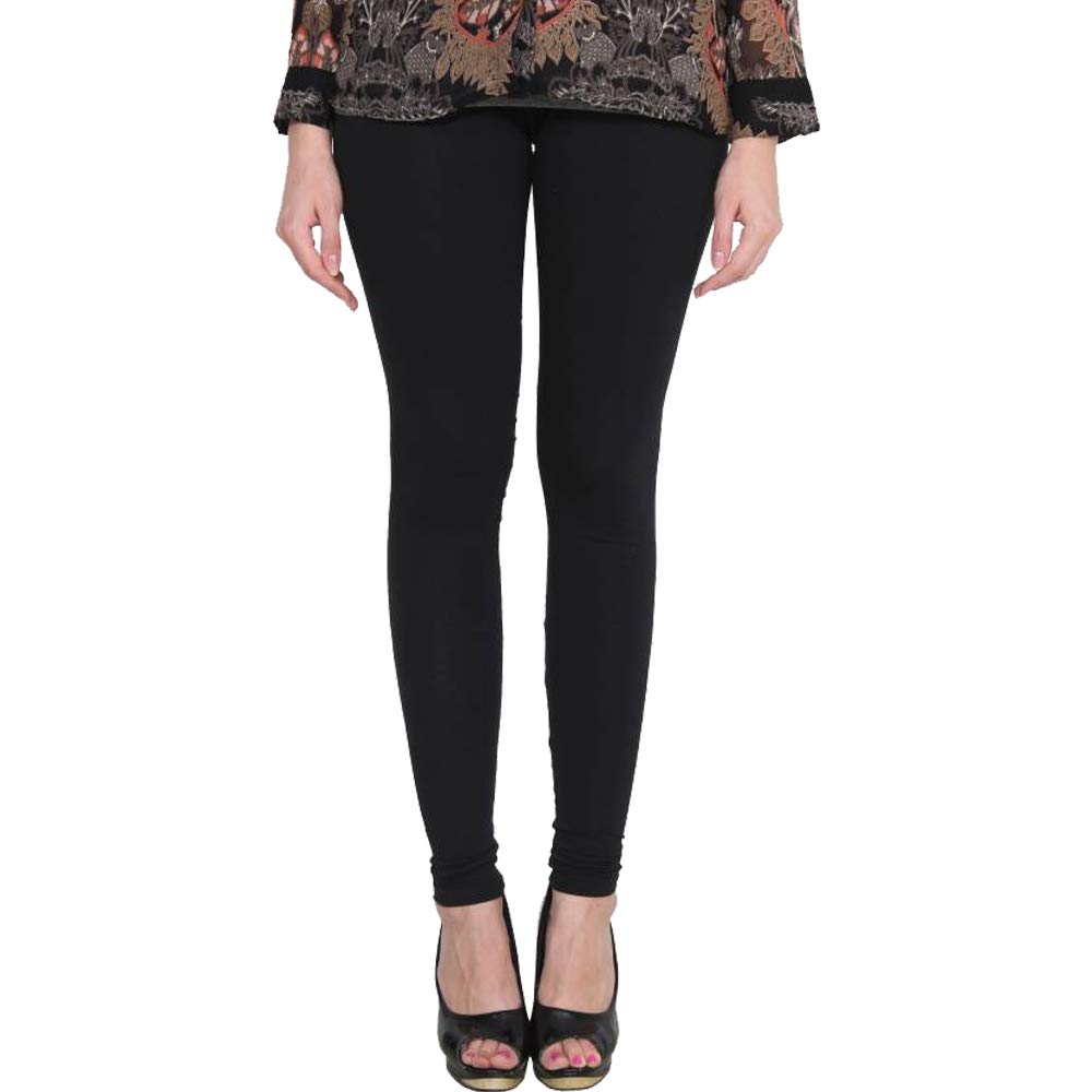 orion Women's Cotton Lycra Churidar Stretchable Leggings (Black, 3XL)-picture-18