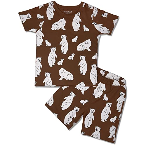 Image of Be Awara Kids Printed Half Sleeves T-shirt & Shorts Clothing Sets, 100% Cotton Soft Unisex Cord Set, Comfortable Wear for Kids With Cool Prints, Everyday Casual Wear for Boys & Girls