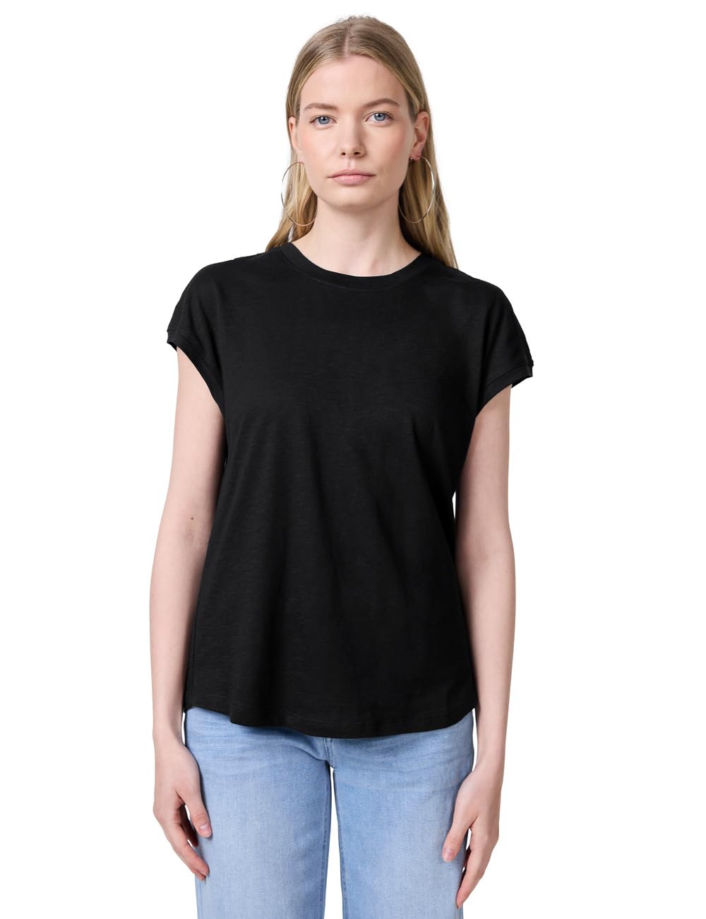 Damen Shirt mit Schulterdetail