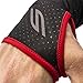 Social Paintball SMPL Arm & Elbow Pads Protection, Black Red (X-Small/Small)