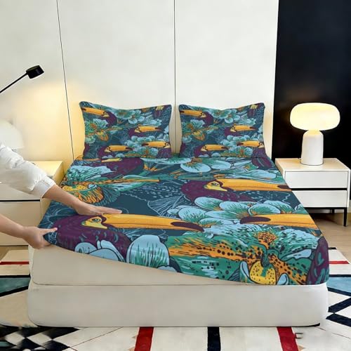 Drap housse protection matelas antidérapant et lavable en microfibre - 7