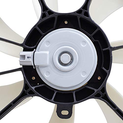 Brock Replacement Radiator Cooling Fan Assembly Compatible With 07-14 Yaris Japan 16711-21110 16363-0D110 #TOP3
