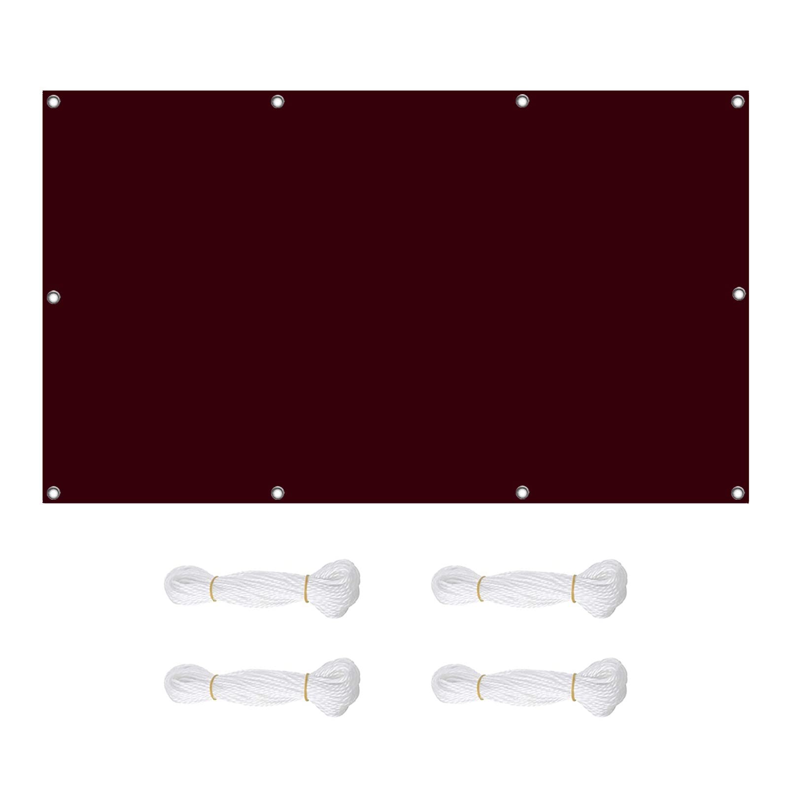 EIDEMED Sonnensegel 1,7x2,6 M – Wasserdicht, 98 % UV-Schutz, Inkl. Seilen Für Garten, Terrasse & Balkon