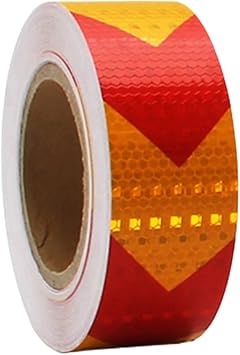2 Inch X 82 Feet Reflective Tape Waterproof High Visibility,Outdoor Safety Tape,High Viscosity for Vehicles Cars Trailers Bikes Helmets