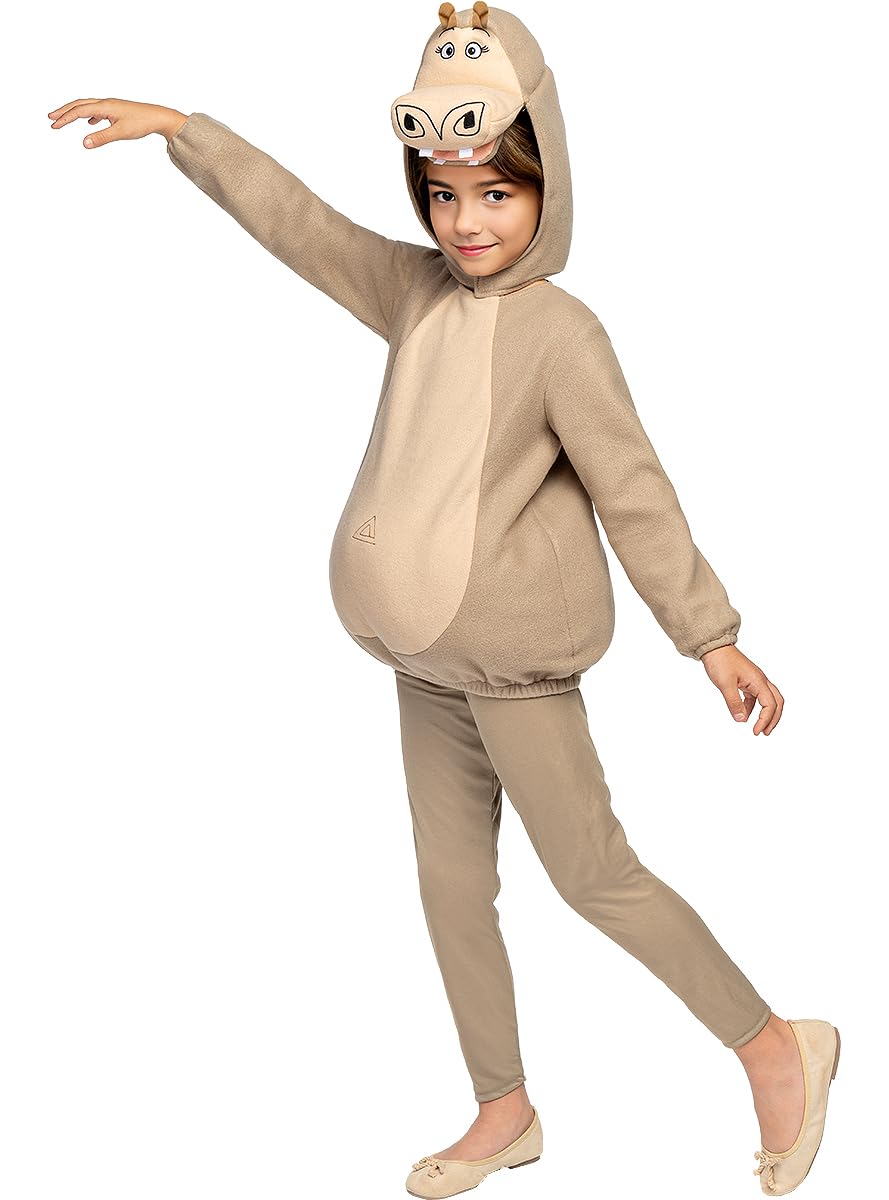 Funidelia | Costume da Madagascar Gloria lippopotamo per bambina e bambino Cartoni Animati, Madagascar, Films & Series - Costume per bambini e accessori per Feste, Carnevale e Halloween