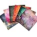 DESEACO Scrapbook Paper Pad 12x12 Colored Sheets, Single-Sided Decoupage Pages, Colorful Cardstock for Scrapbooking, DIY Background, Cardmaking Supplies, Junk Journal Craft – 24 Pcs