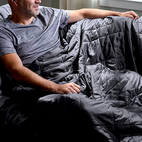 Image of LUXOME Lightweight Blanket | 100% Rayon (Viscose) from Bamboo Fabric & Fill | King /Cal King - 98 inchx92 inch | Thermal-Regulating | Charcoal