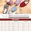EverFoams Women's Fuzzy Full Slippers Soft Comfy Faux Shearling Memory Foam Indoor House Shoes, Pink, 5-6 UK #5