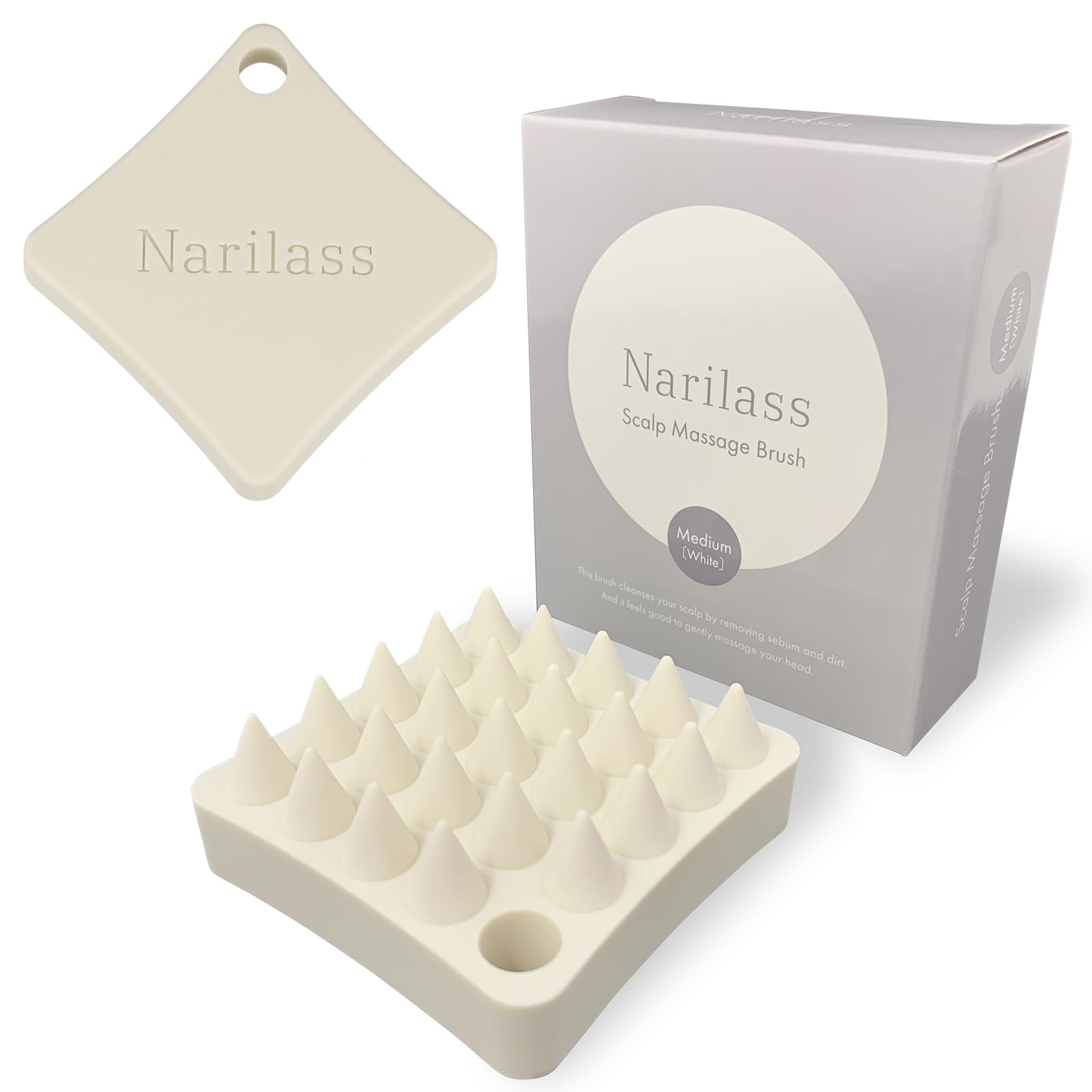 Amazon.co.jp: シャンプーブラシ スカルプマッサージブラシ S字フック