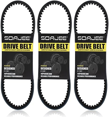 SOAJEE 3Pcs 835 20 30 CVT Drive Belt for GY6 125cc - 150cc 232cc 152QMI 157QMJ 4-stroke Engines ATV Motorcycle Go Kart Scooter Pit Dirt Mini Bike Agility Baja Carter Coolster Diamo Hammerhead GTS 150