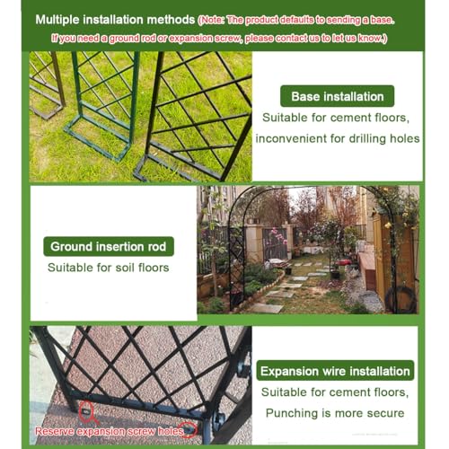 Pergola extérieure noire pour aménager une allée romantique de roses
