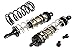 C31829BLACK Alloy Machined HD Big Bore Shocks (2) 100mm for 1/8 Scale Off-Road
