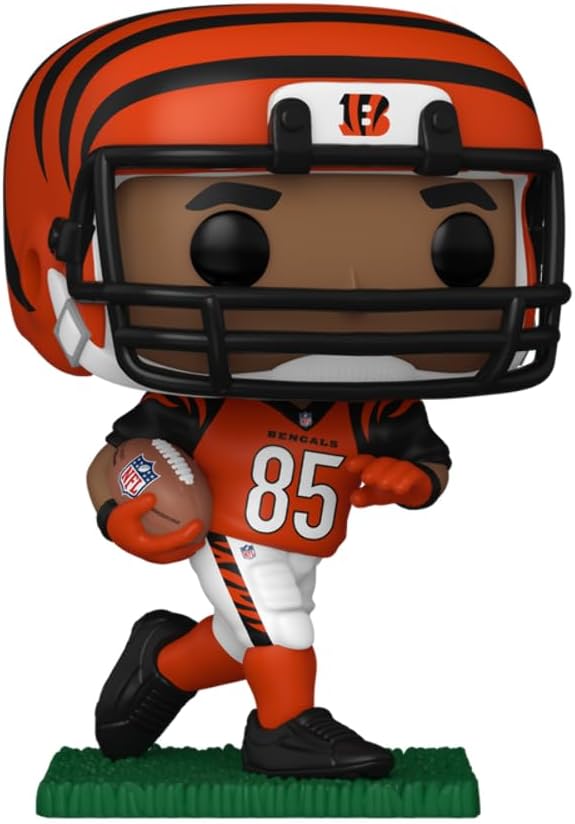 Chad Johnson Ochocinco #261 Facsimile Signed Reprint Laser Autographed Funko POP! Football NFL: Cincinnati Bengals Figurine with Protector Case