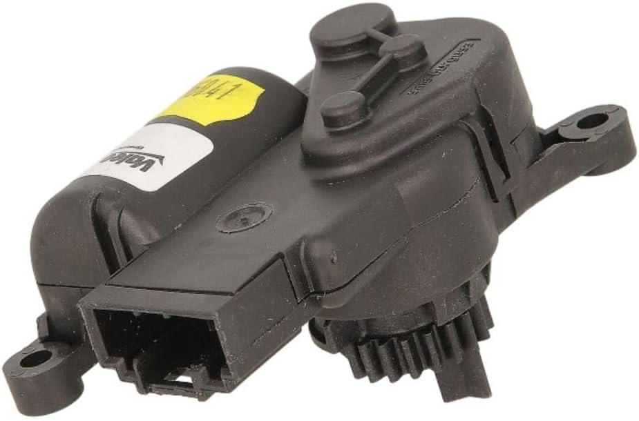 Aldea view of the Valeo 715280 HVAC Air Adjustment Control Motor with product label