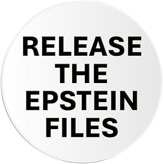 Release The Epstein Files - 25 Pack Circle Stickers 3 Inch - Political Meme Conspiracy Theory Jeffrey