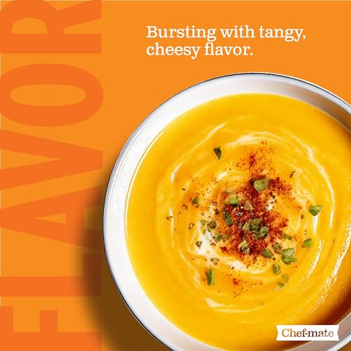 Image of Chef-mate Sharp Cheddar Cheese Sauce and Queso, Superbowl Party Supply, 6 lb 10 oz (# 10 Can Bulk)