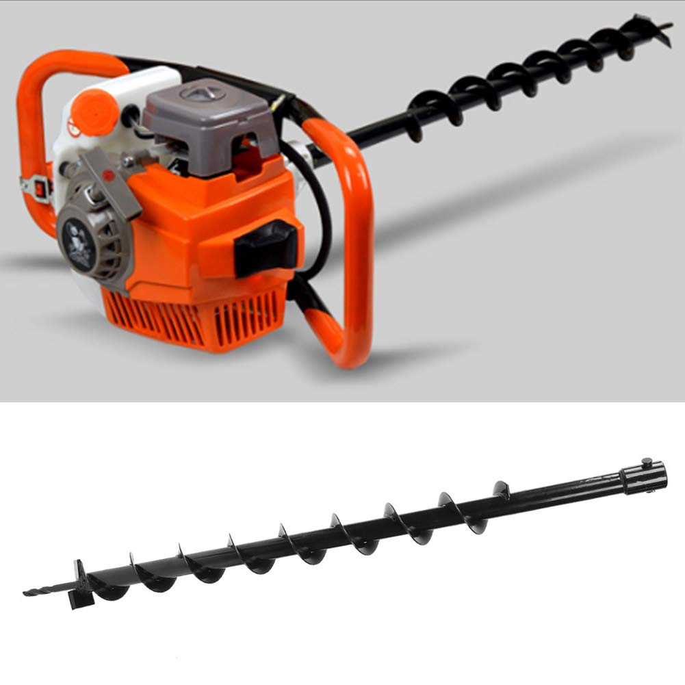 Erdbohrer Gartenbohrer Handspaten Gartenwerkzeug 6 cm Blattdurchmesser Gartenarbeit für Erde Graben Pflanzen Rasenpflege DIY Heimwerker Projekte