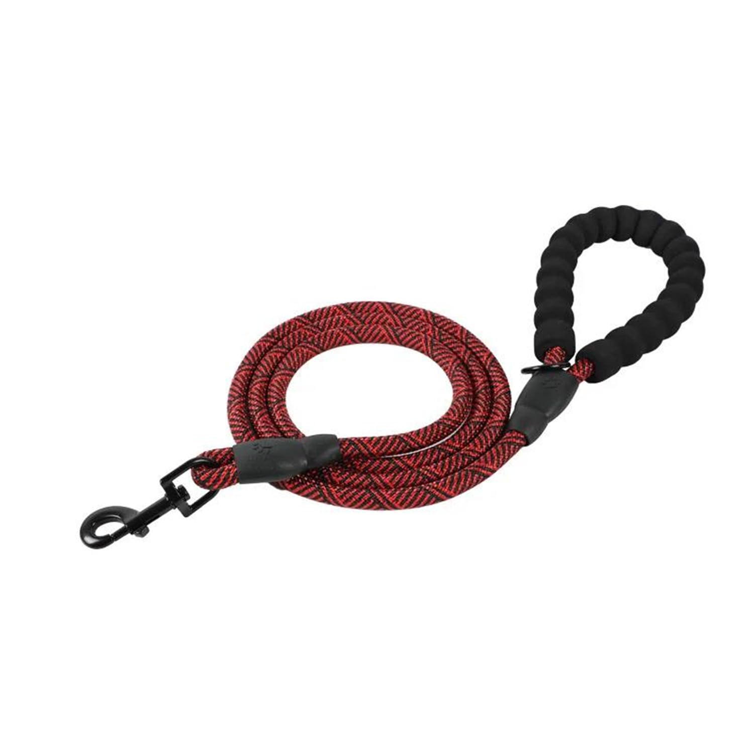 YueiHealthy 6 FT x 1/2" Dog Leash With Comfortable Padded Handle Heavy Duty Traction Rope Dog Accessories for Small Large Dogs Enhance Safety And Control (Red Stripe)