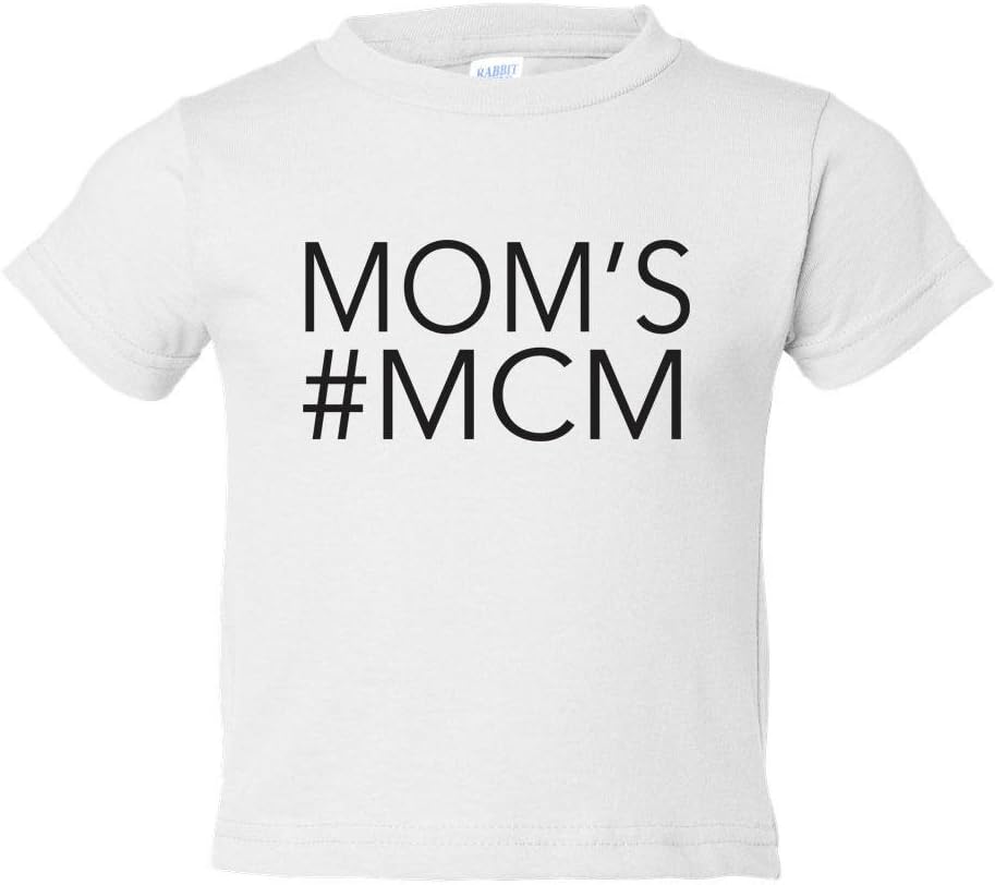 Mom's #MCM Man Crush Monday, toddler shirt, White funny toddler shirt, toddler shirts, toddler boy shirt, toddler clothes, toddler tee