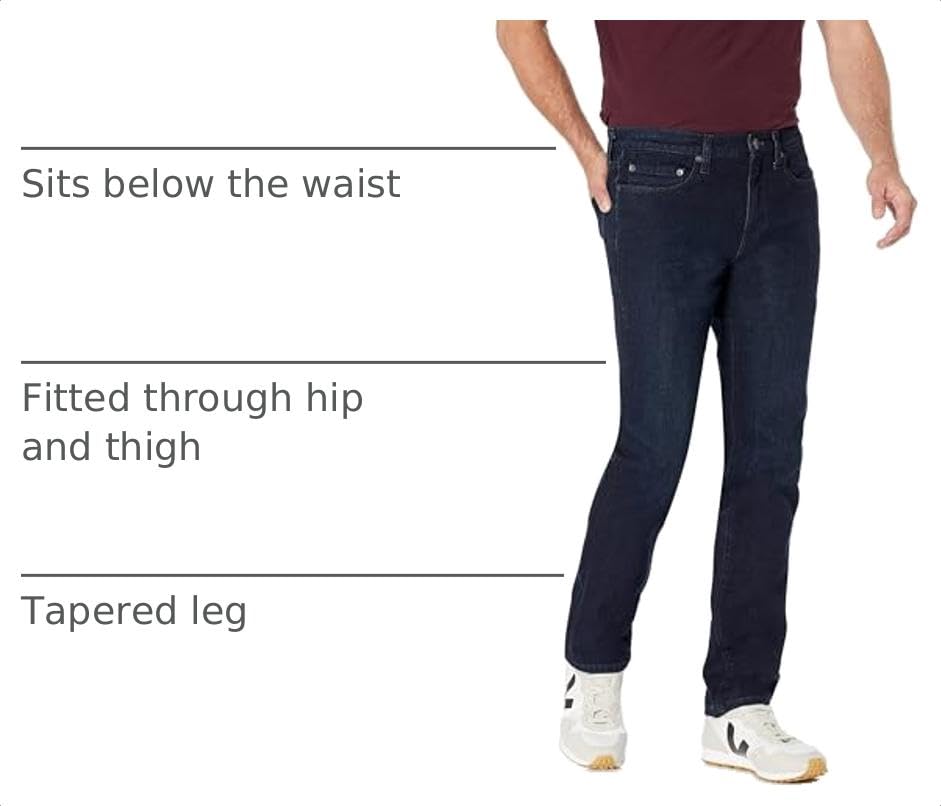 Amazon Essentials Men's Slim-Fit Jeans - Discontinued Colors, Blue Over Dye, 36W x 29L - image 4
