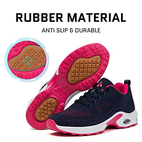 Image of Mishansha Womens Sneakers Air Cushion Running Tennis Shoes Women Lightweight Arch Support Walking Shoes