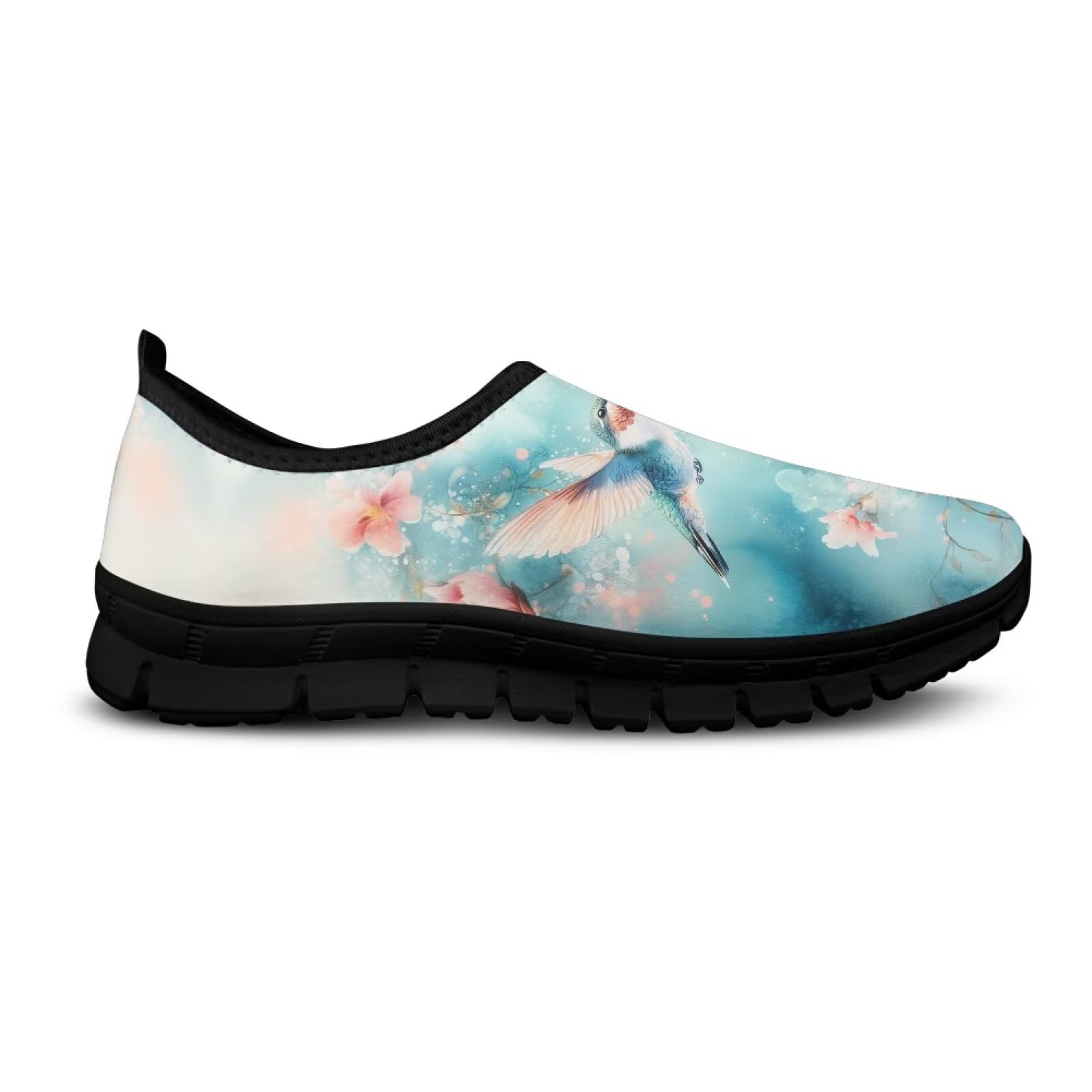 Damskie buty trekkingowe – lekkie buty sportowe – płaskie buty wsuwane