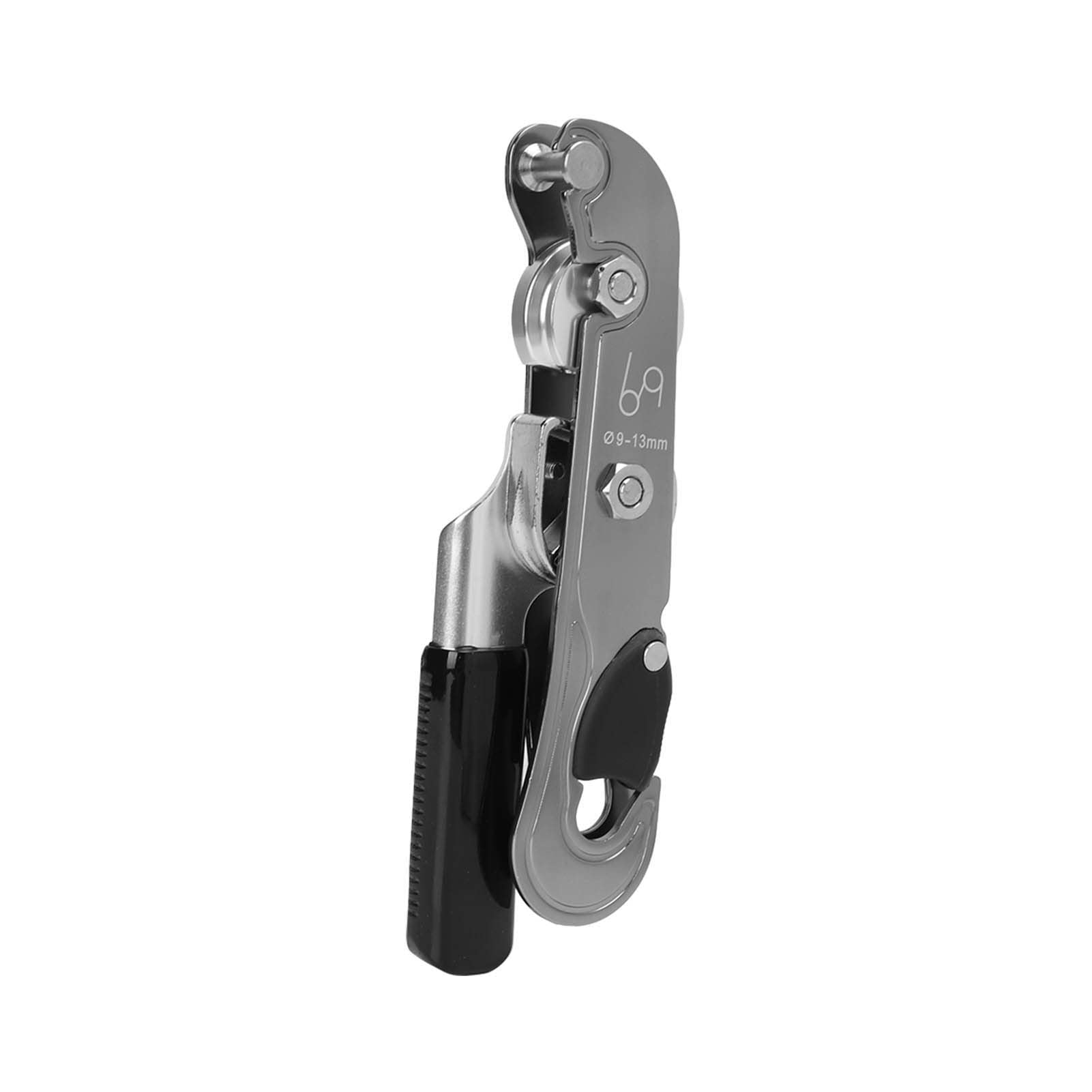 Rock Cing Descender Ascender, Rappel Discendente Discendente, Alluminio y Cing Gear con Autoand Rubber Handle, per Mountainee Cave Explo Rock Cing