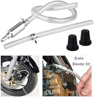 vbaxy Brake Bleeder Hose- One Way Check Valve Tube Bleeding Tool Kit for Motorcycle Clutch