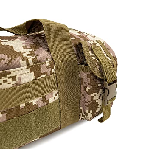 Jaegvida Gym Bag Tactical Duffel Bag Fitness Bag Travel Bag For Fitness Travel Hunting (Sand Digital Camo) #TOP7