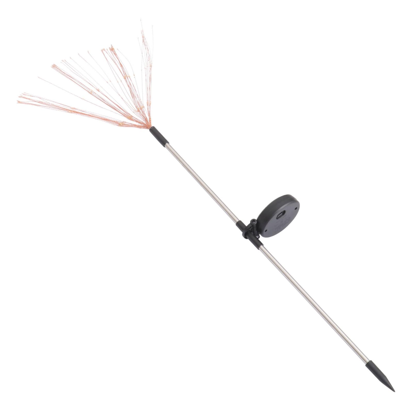 Abaodam Solar Energy Led Lawn Lamp Ground Plug Garden Light No Wiring Abs Plastic Aluminum Alloy