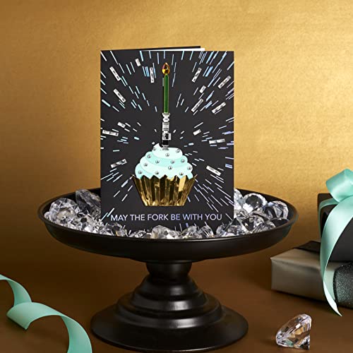 Carte d'amitié vierge paon Papyrus de luxe avec détails faits main
