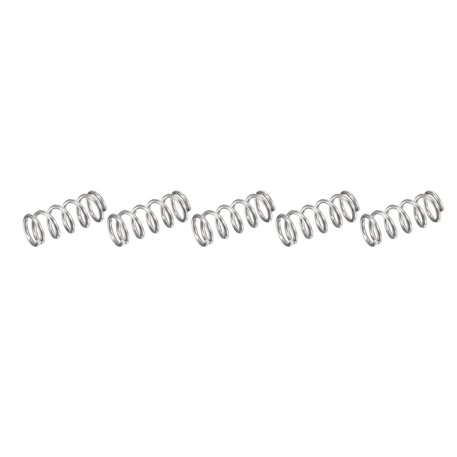 METALLIXITY Compression Springs (1x16mm OD,40mm Free Length) 5Pcs, 304 Stainless Steel Extension Spring - for Shop Home Repairs, DIY Projects, Silver Tone — Amazon image 30
