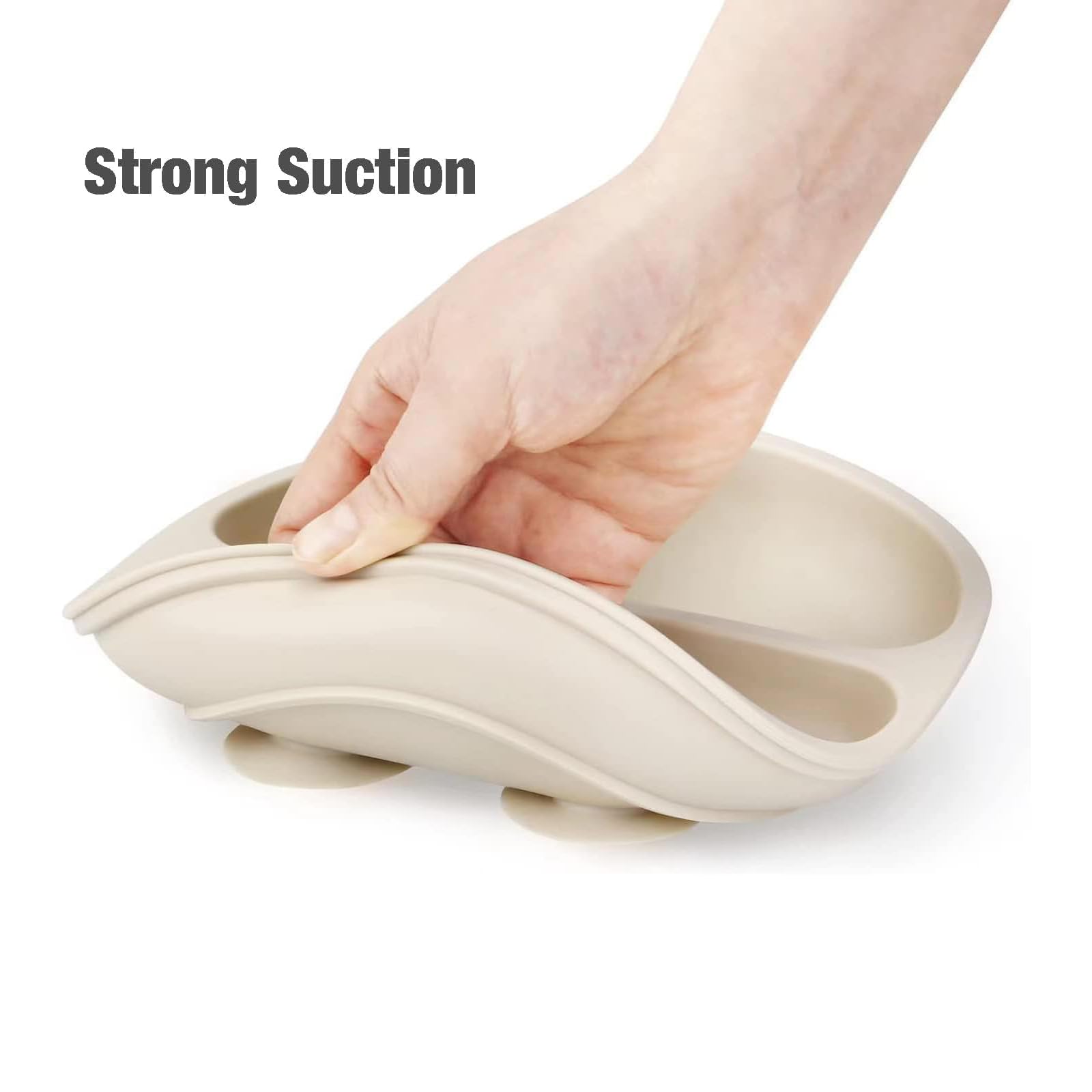 PandaEar 3 Pack Silicone Suction Plates for Babies Weaning - Image 4