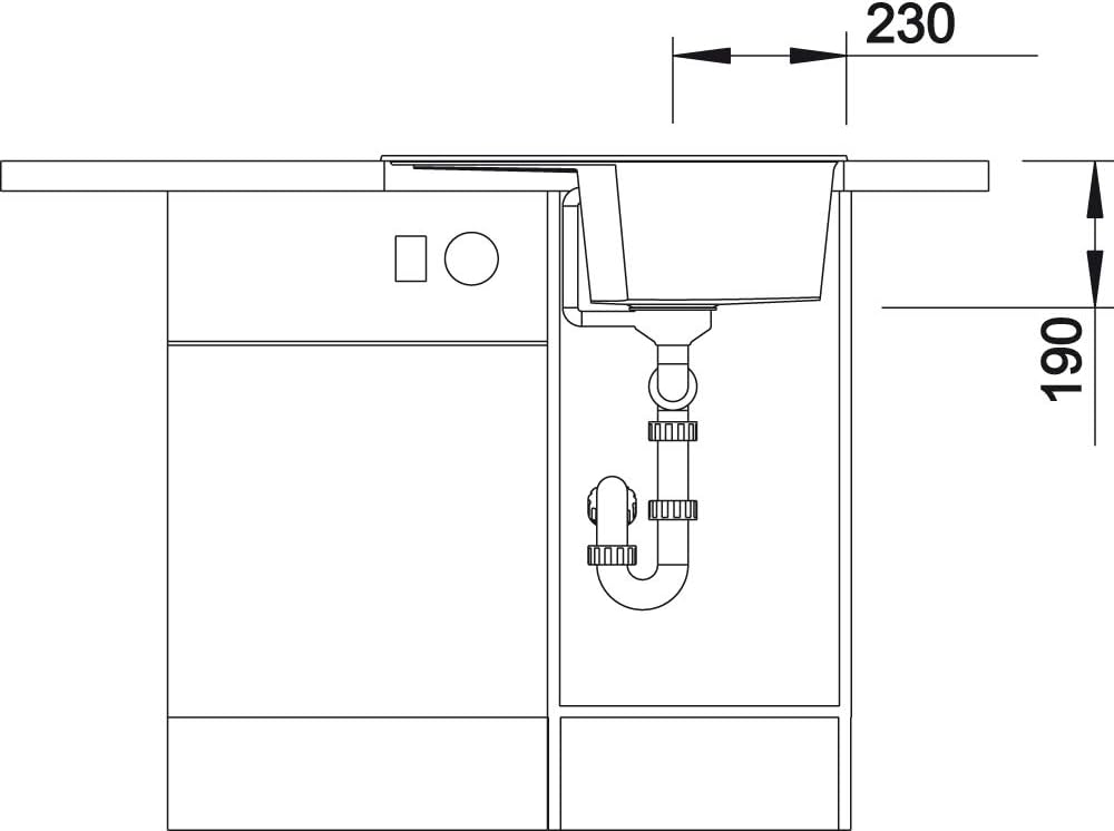 Up To 40% OFF BLANCO 516919 ZIA 40 S Kitchen Sink, 40 cm Unterschrank, Alumetallic