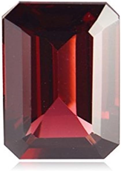 Natural 3.60 Carat 10x8 MM AAA Rhodolite Garnet Emerald-Cut (1 pc) Loose Gemstone