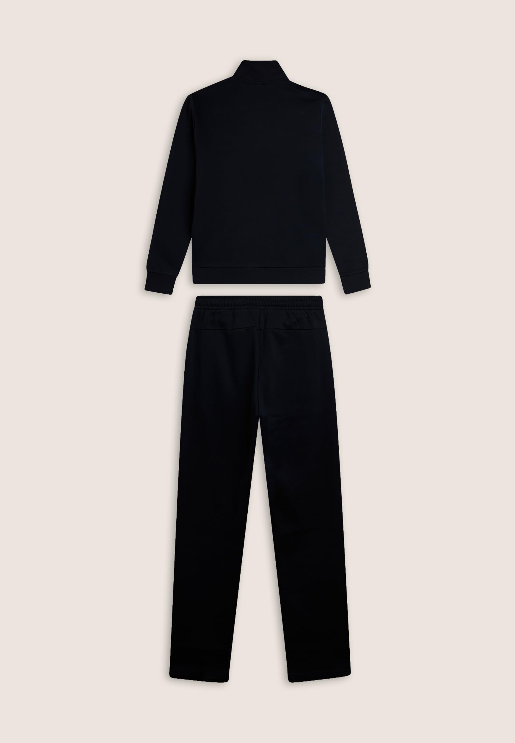 FREDDY - Tuta Full Zip In Felpa Garzata Con Collo Alto E Gamba Dritta, 100% Cotone
