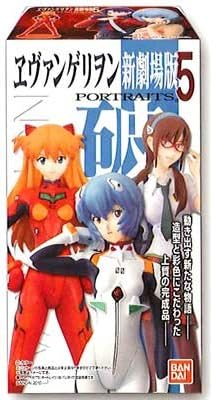 Amazon 食玩 エヴァンゲリヲン新劇場版 Portraits ポートレイツ 5 綾波私服 別ver 入り5種セット アニメ 萌えグッズ 通販