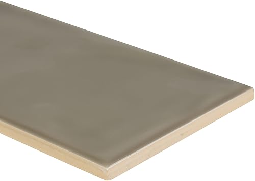 Vista 92 de MSI Urbano Ink - Azulejo de pared de metro de cerámica brillante de 4 x 12 pulgadas para baño, cocina, pared decorativa y ducha Tinta