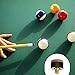 GSE Games & Sports Expert 10 Pieces of 12mm Billiard Cue Tips, Hard Pool Cue Stick Screw-on Tips Replacement (12mm, Hard Tip)