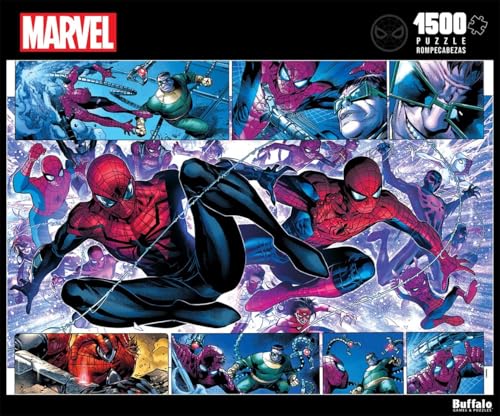 Rompecabezas Buffalo Games - Marvel Comics: La Conspiración del Clon, 1500 piezas para adultos | Hecho en EE.UU., cartón reciclado, incluye póster, ideal como regalo y para enmarcar miniatura 3